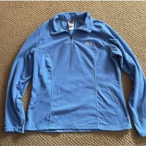 North Face quarter zip fleece jacket M